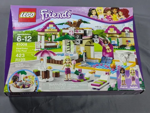 LEGO Friends Heartlake City Pool 41008 423pcs 6-12 Building Box Complete Retired