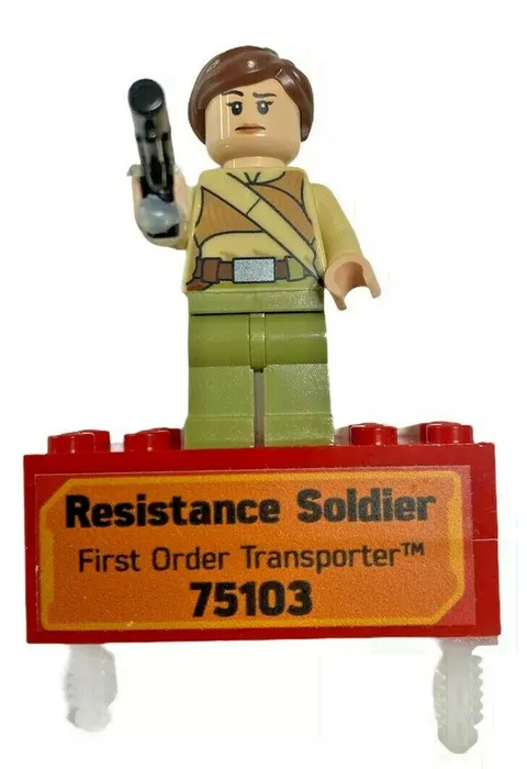 Lego Store Display Figure Resistance Soldier Star Wars Minifigure From 75103