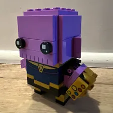 LEGO Marvel BrickHeadz Thanos Minifigure Figure Plastic Age 10+ Superheroes
