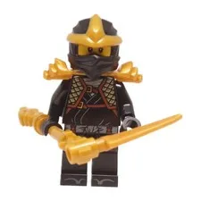 LEGO NINJAGO Cole ZX – Legacy Update Minifigure with Weapon (71866)