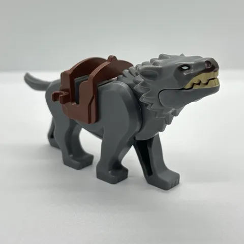 LEGO The Hobbit (79002) Gray Warg Brown Nose - w/ Brown Saddle