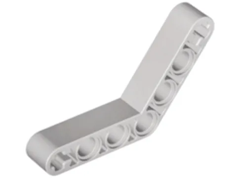 Lego Light Gray TECHNIC Liftarm Modified Bent L-Shape 2 x 4 Qty 2 Part 32348 T1