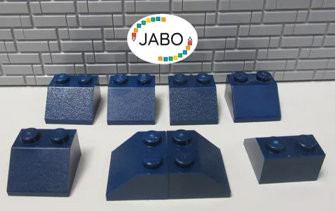 (R10/4/13) LEGO 8x 3039 Roof Tile Sloping Tile 2x2 Dark Blue 45°