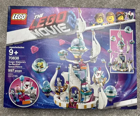 The Lego Movie Queen Watevra’s So Not Evil Space Palace 70838 RARE! & RETIRED