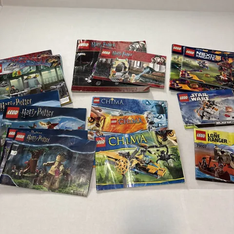 LEGO Instruction Lot Harry Potter Chima Nexo Jurassic World Lone Ranger SW