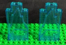 LEGO Rock Panel 2 x 4 x 6 TRANS - LIGHT BLUE