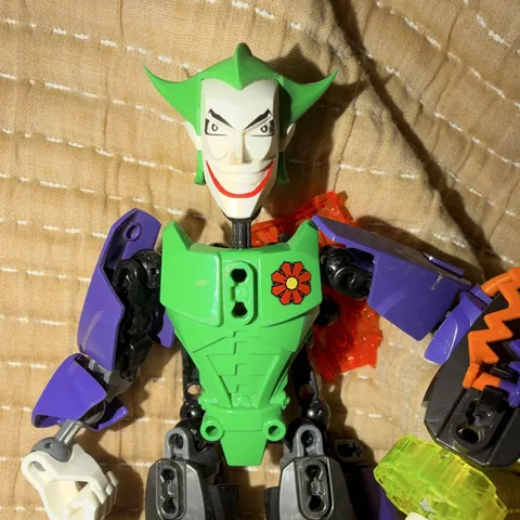 LEGO The Joker Articulated Figure - Green, Purple, Orange, Super Heroes Theme 