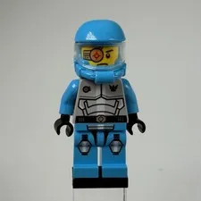 LEGO Solomon Blaze minifigure Galaxy Squad Blue Spaceman 70709 gs004