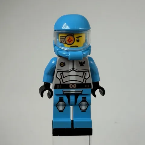 LEGO Solomon Blaze minifigure Galaxy Squad Blue Spaceman 70709 gs004