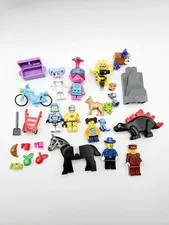 LEGO Minifigures Mixed Lot Authentic Figs Multi Sets Animals Friends Accessories