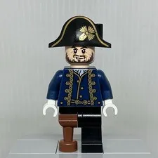LEGO Pirates of the Caribbean poc028 Hector Barbossa Peg Leg Minifigure 4192