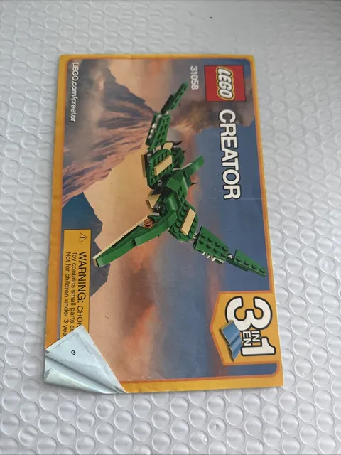 Lego Creator Instruction Manual Only 31058 