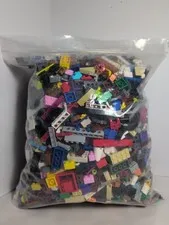 Bulk LEGO Lot 5+ pound box of Bricks, parts, Pieces, Tires, & Accessories