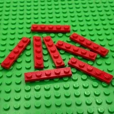 LEGO® Parts 78329 (8 pcs) Red Plate 1 x 5