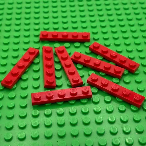 LEGO® Parts 78329 (8 pcs) Red Plate 1 x 5