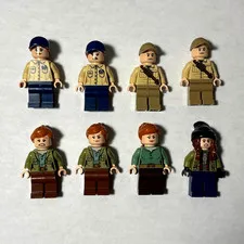 LEGO Jurassic World Minifigure Lot  Of 8! Claire Dearing jw021, Maisie jw078