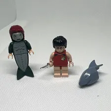 LEGO Harry Potter Minifigure Lot hp001 hp002 Merman & Gray Shark 4pc