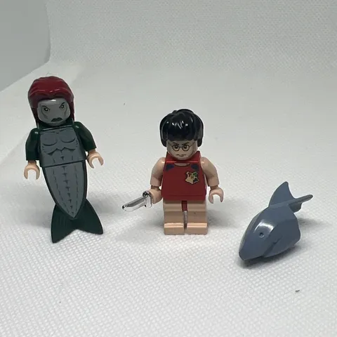 LEGO Harry Potter Minifigure Lot hp001 hp002 Merman & Gray Shark 4pc