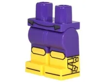 LEGO® Part 970c00pb0641 - Hips and Legs with Molded Yellow Lower Legs