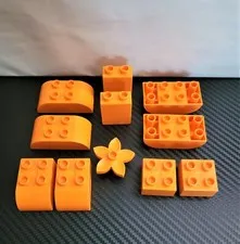Lego Duplo Building Toys Bulk Orange Bricks Lot