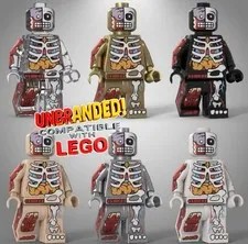 6x Figure Lot Custom For Lego Minifigures NOT Citizen Brick Visible Man Figures