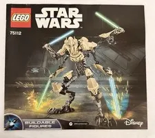 Star Wars Lego Set 75112 General Grievous Manual ONLY