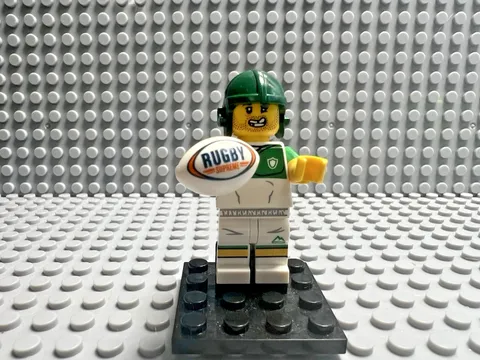 LEGO CMF Series 19 Minifigure - Rugby Player - COL354