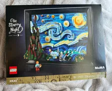 SEALED LEGO Ideas The Starry Night 21333 Display Stand 2316pcs 18+ MoMA