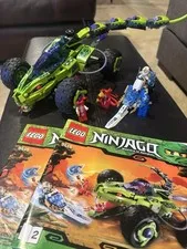 LEGO NINJAGO: Fangpyre Truck Ambush (9445) 100% Complete W/ Instructions No Box