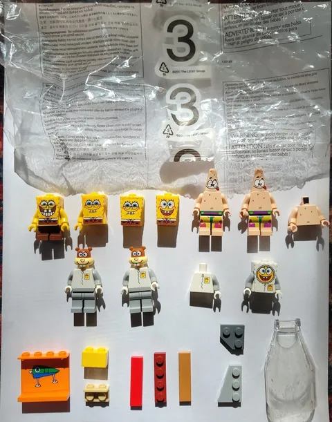 LEGO SpongeBob Minifigure Lot Of 10 Patrick + more