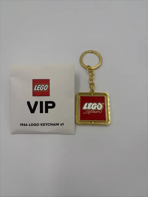 RETRO LEGO 1964 Logo Spinning Keychain VIP Item 5007091