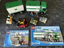 LEGO CITY Cargo Transport Truck & Forklift Set 7733 Complete With Instructions