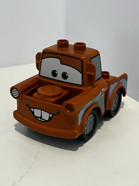 Lego Duplo Tow Mater From Disney Pixar Cars Movie Go Go With Blocks Toy Car