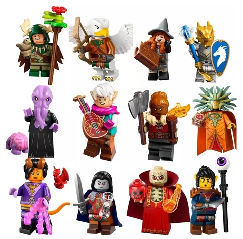 New Sealed Lego 71047 Dungeons & Dragons Minifigures COMPLETE Set of 12 Figures