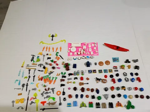 Lot of LEGO Minifigure Parts & Accessories Plus Other Small Lego Parts/Pieces