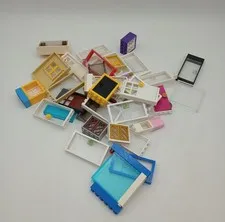 Lego Doors & Windows 1/2 Pound of Assorted Pieces, Sizes, Colors