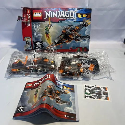 LEGO NINJAGO: Sky Shark (70601) Open Box Sealed Bags damaged box