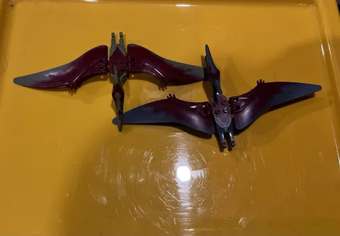 LEGO Jurassic World Pterodactyls Green and Grey
