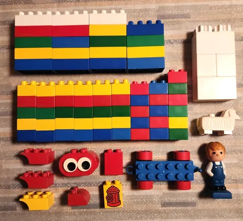 LEGO DUPLO Bulk Lot 75+ Pieces Building Bricks Parts Mixed Specialty Blocks Lot