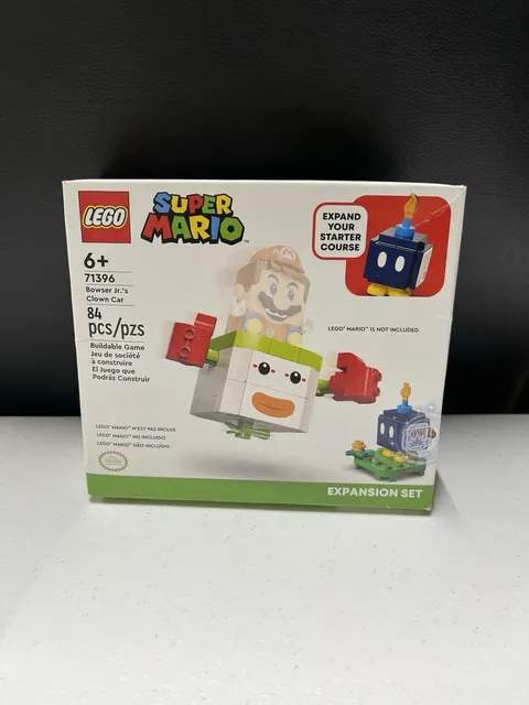 LEGO Super Mario 71396 Bowser Jr.'s Clown Car 84 Pcs Expansion Set Brand New