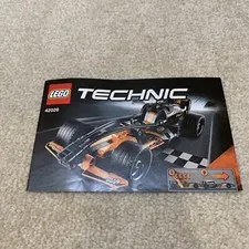 LEGO 42026 Technic Black Champion Racer Set Instruction Manual Booklet