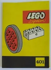 Lego System 401 Original Instruction Sheet Paper Manual Only 1960s