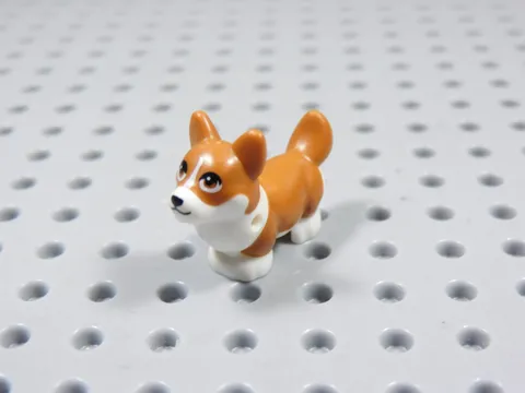 LEGO Friends Corgi Dog Animal Minifig BG