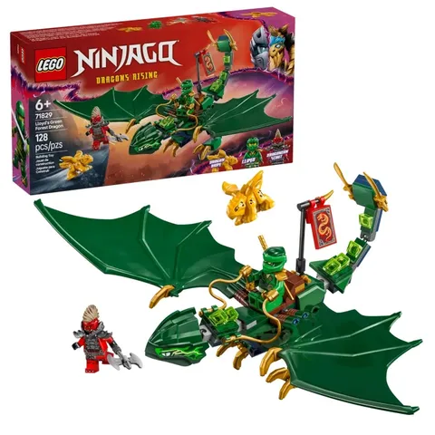 LEGO Ninjago  Lloyd's Green Forest Dragon (128 Pieces) 71829 2025