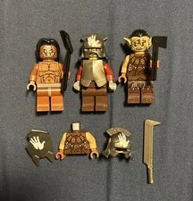 LEGO The Lord of the Rings Uruk Hai and Lurtz Minifigures + Extra Parts Lot 🔥🔥