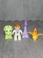 LEGO DUPLO 10938 Jurassic World Dinosaur Figures Only Bundle 