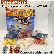 Lego 70142 Legends of Chima - Eris' Fire Eagle Flyer - 100% Complete W/Manual