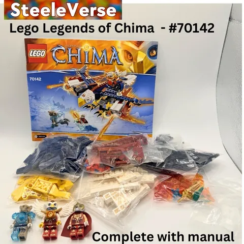 Lego 70142 Legends of Chima - Eris' Fire Eagle Flyer - 100% Complete W/Manual