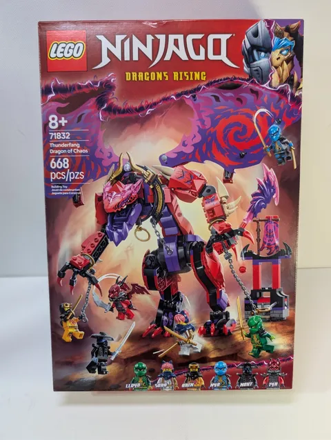 LEGO 71832 Thunderfang Dragon of Chaos NEW  & SEALED Ninjago Dragon's Rising