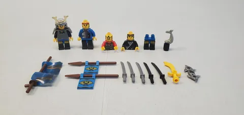 Vintage Lego Ninja Minifigures Lot Shogun Samurai Parts Pieces 1990s Castle 